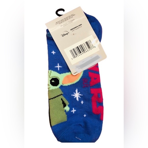 3pairs‎ Gray and Purple Star Wars The Mandalorian No Show Socks size 4-10 free - Picture 9 of 10